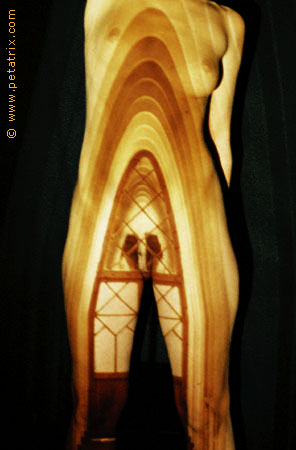 erotic erotisch farbe projektion religion torso