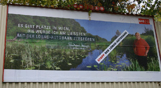 Es gibt Pl&auml;tze in Wien, die w&uuml;rde ich am liebsten mit der Lobau-Autobahn zerst&ouml;ren