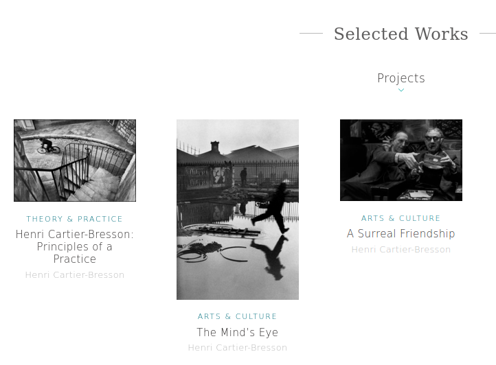 Screenshot Henri Cartier-Bresson Screenshot Henri Cartier-Bresson